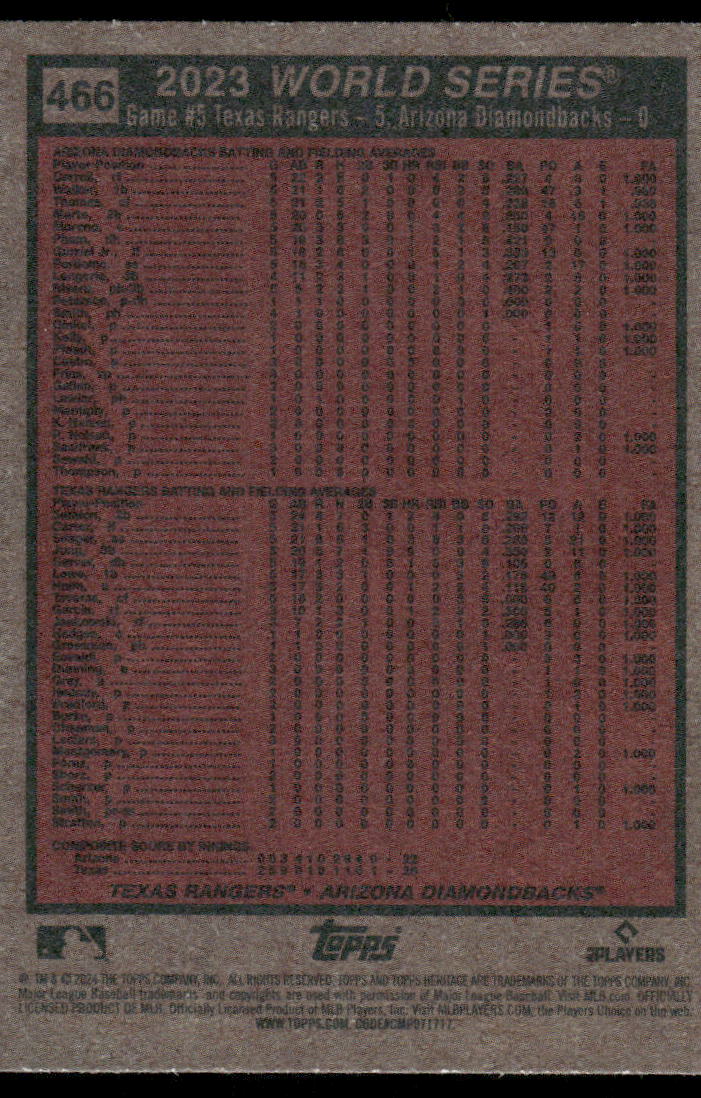 2024 Topps Heritage #466 Baseball