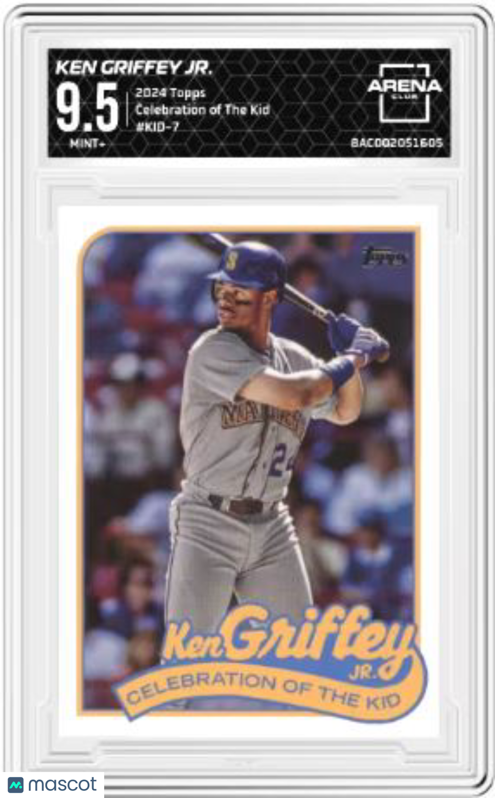 2024 Topps Ken Griffey Jr. #KID-7 Celebration of The Kid Baseball AC 9.5