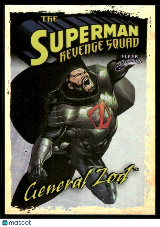 2025 Fleer Brilliants Superman Revenge Squad General Zod #RS-5
