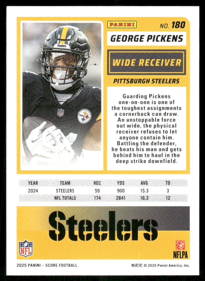2025 Score a Treat George Pickens #180 Football