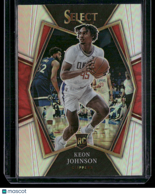 2021-22 Panini Select Keon Johnson #115 Silver Premier RC Basketball