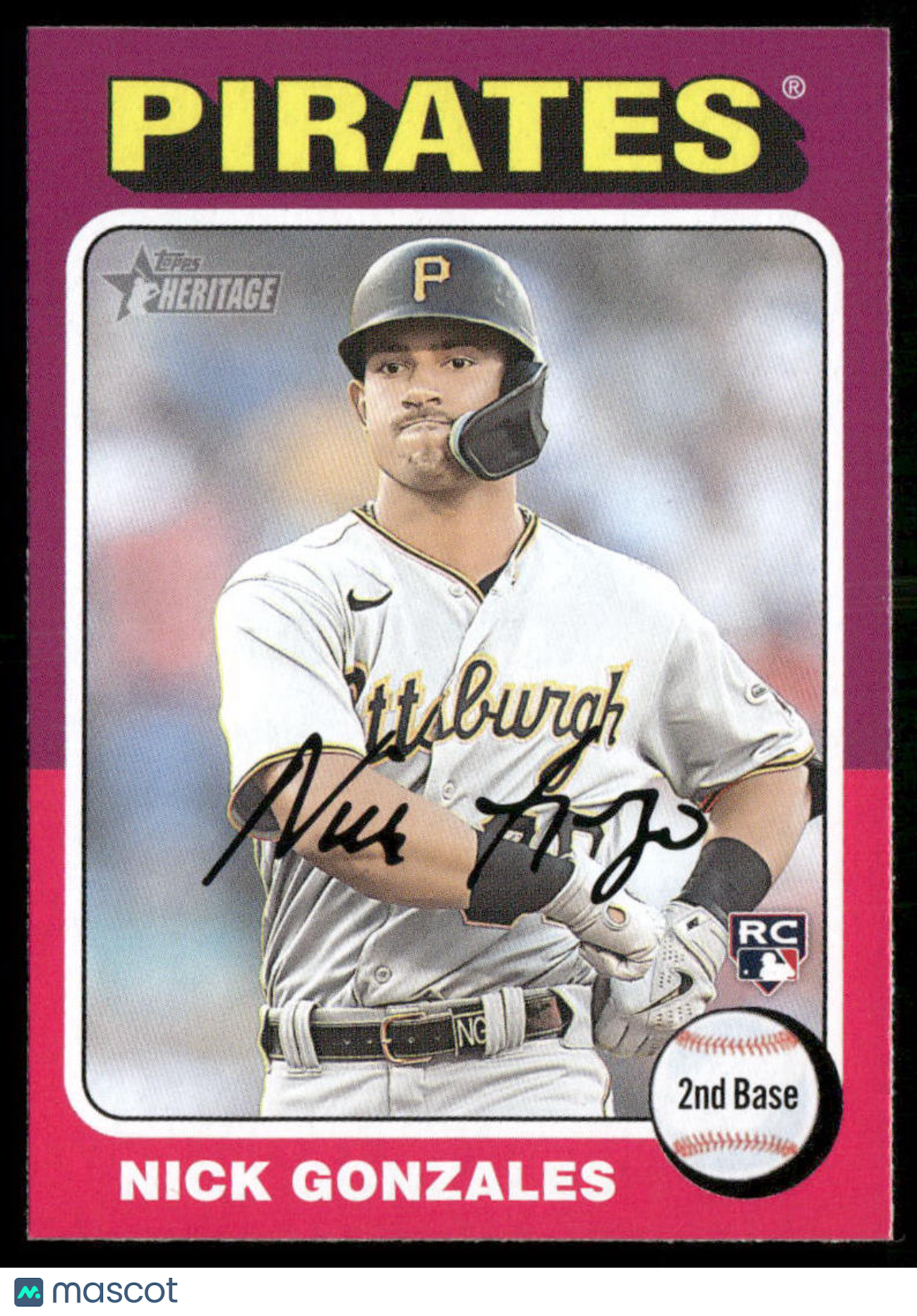 2024 Topps Heritage Nick Gonzales #318 RC Baseball