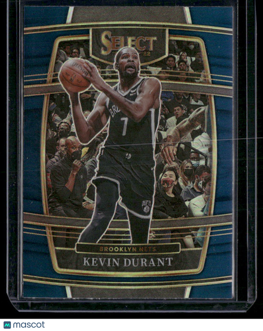2021-22 Panini Select Kevin Durant #50 Concourse Blue Basketball