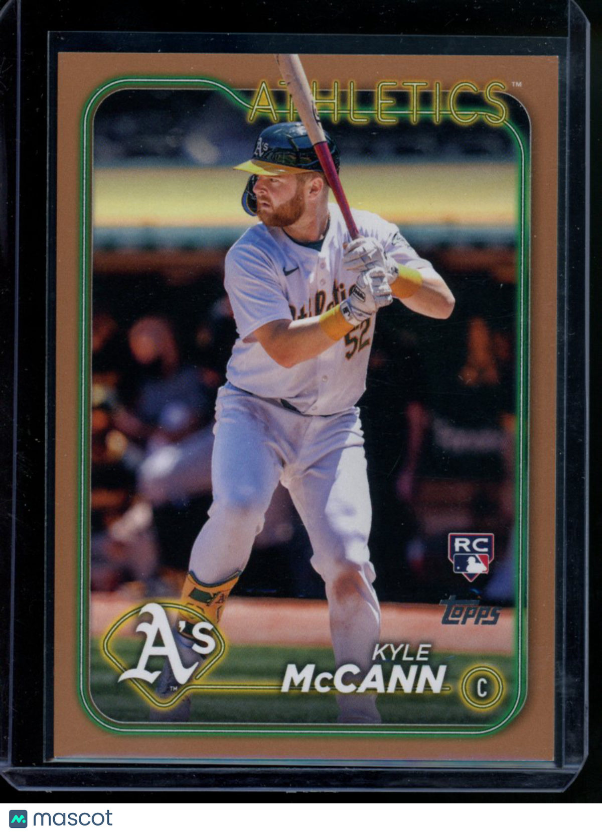 2024 Topps Update Kyle McCann #US37 Gold 0928/2024 RC Baseball