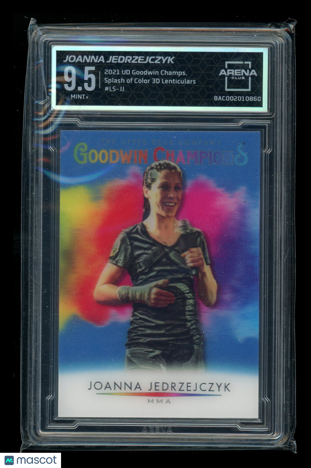2021 Goodwin Champions Splash of Color 3D Lenticulars Joanna Jedrzejczyk  AC 9.5