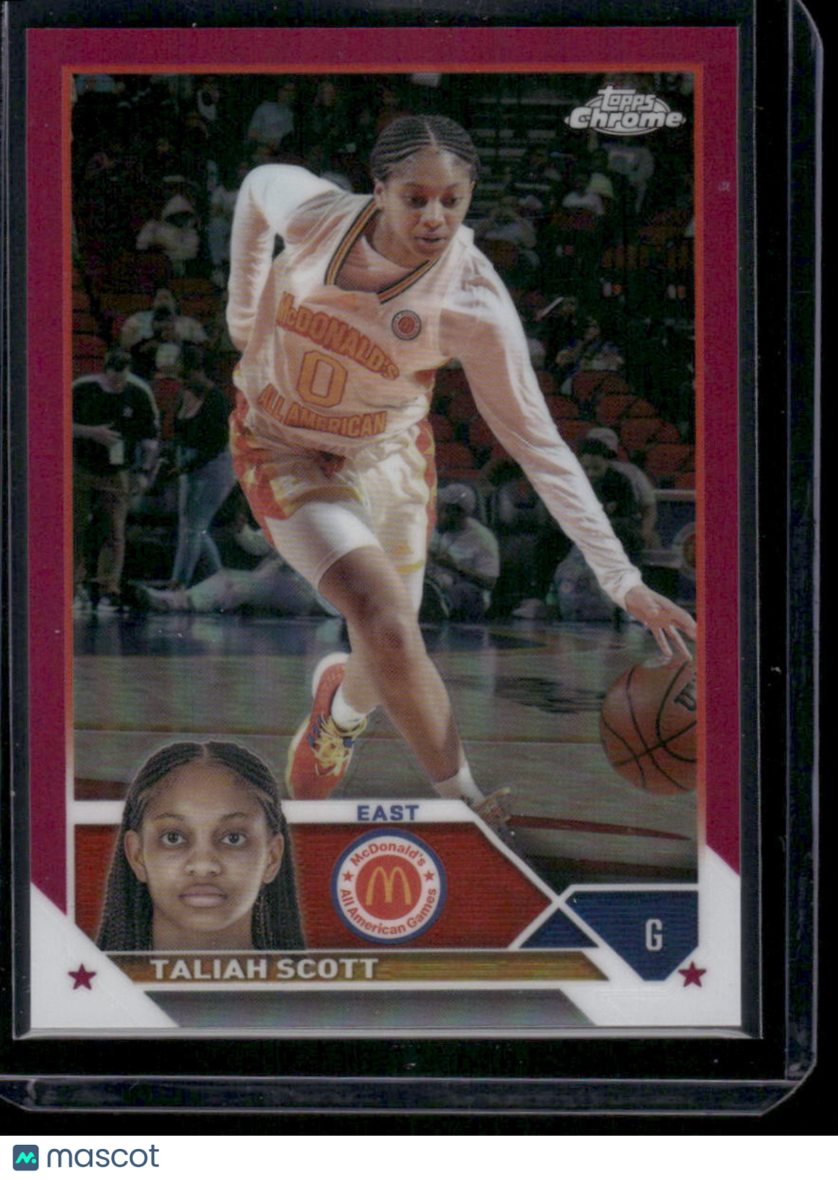 2023 Topps Chrome McDonald's All American Taliah Scott #35 Purple 002/150
