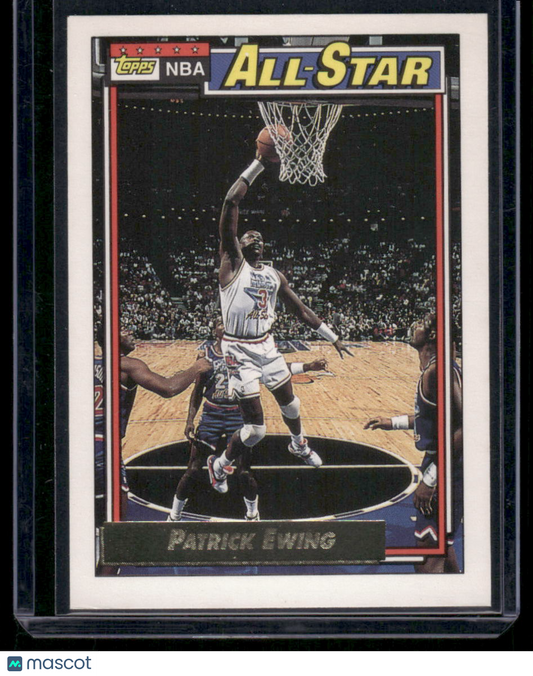 1992 Topps NBA All-Star Patrick Ewing #121 Gold Basketball