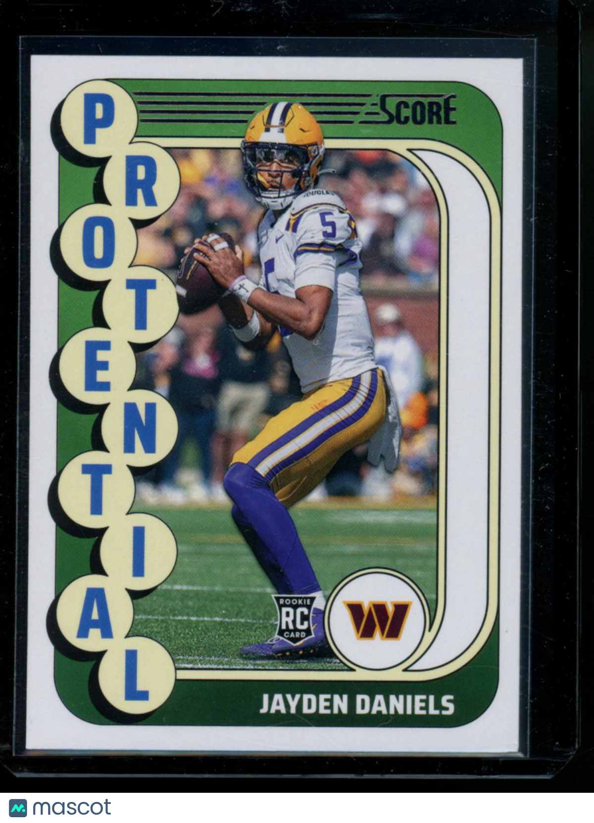2024 Score Jayden Daniels #3 RC Football