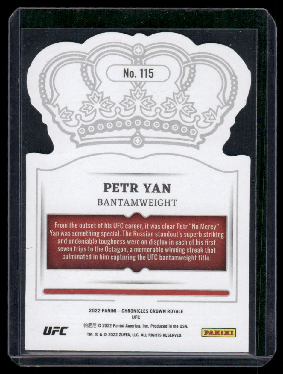 2022 Panini Chronicles Crown Royale UFC Petr Yan #115 Bronze
