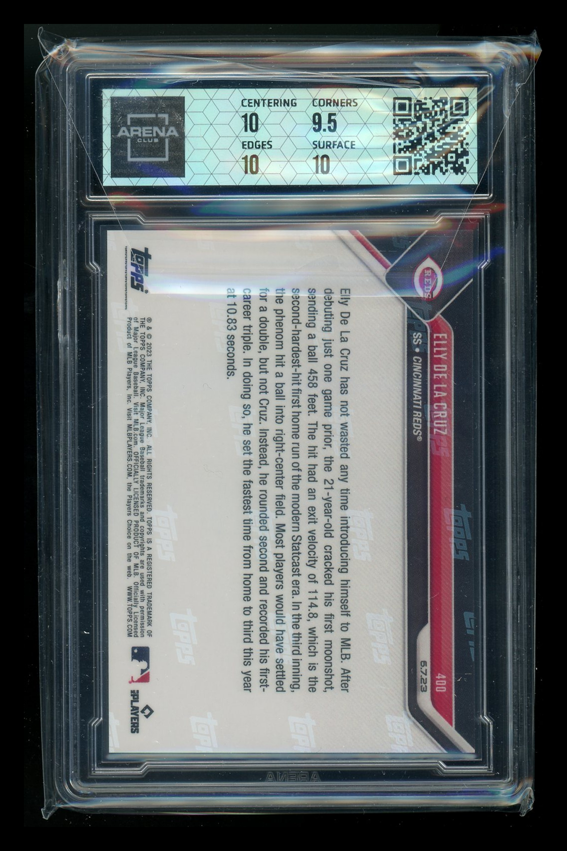 2023 Topps Now Elly De La Cruz #400 Baseball Arena Club 10