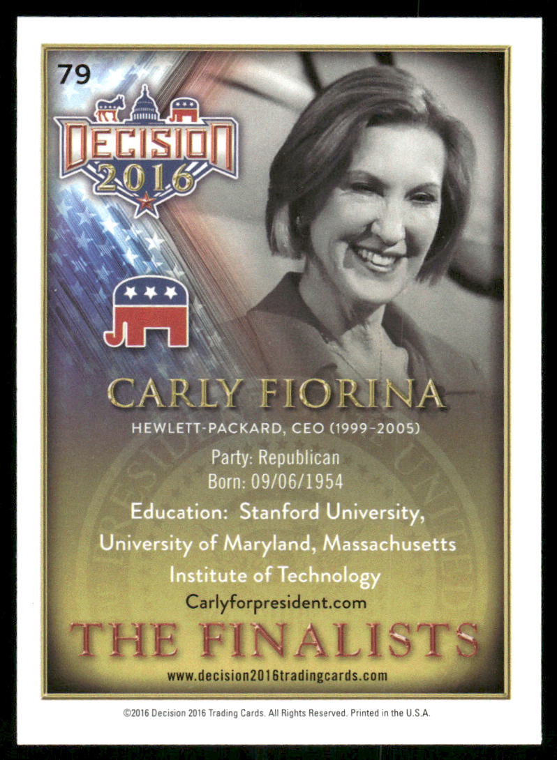 2016 Decision 2016 Carly Fiorina #79