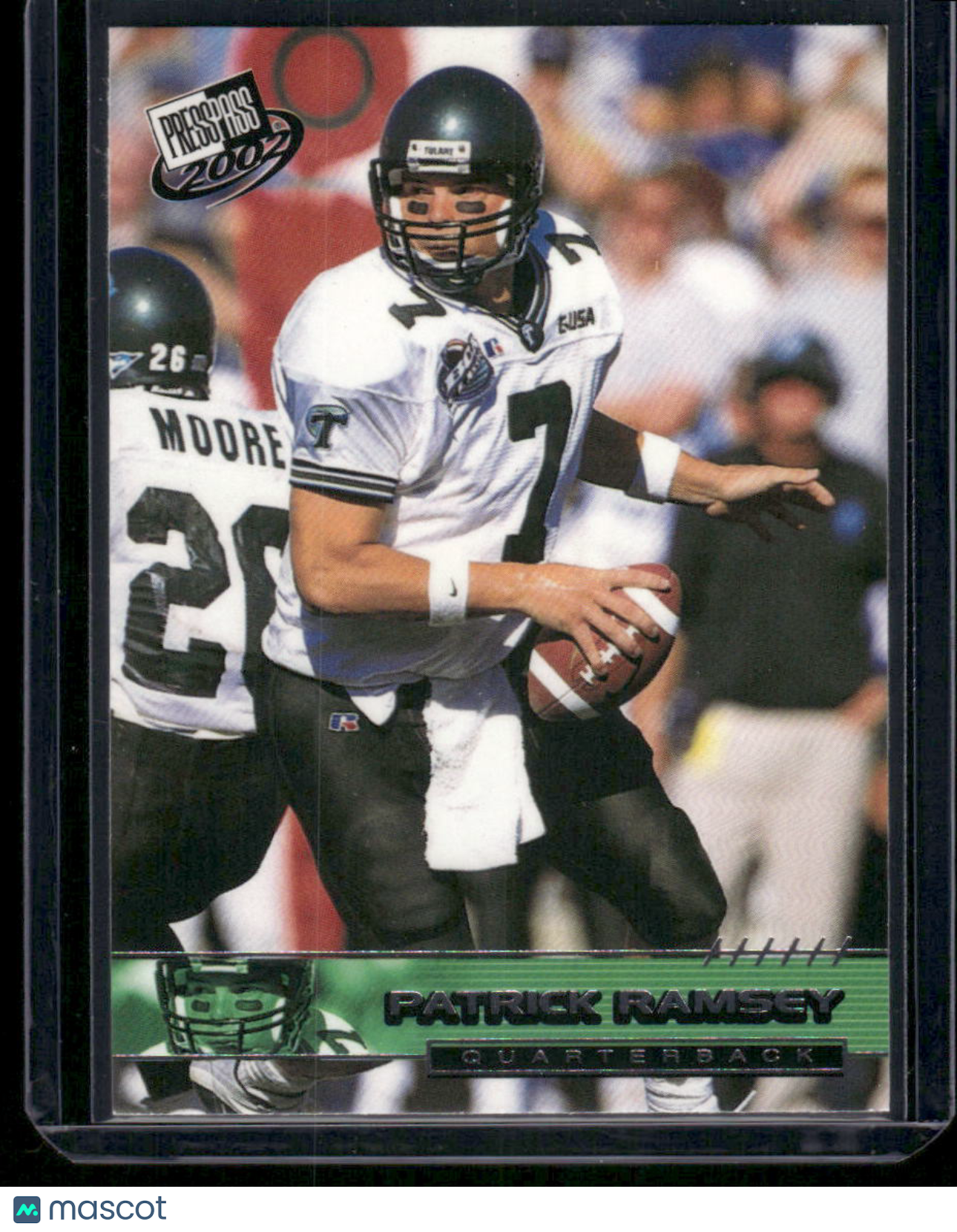 2002 Press Pass Patrick Ramsey #8 Football