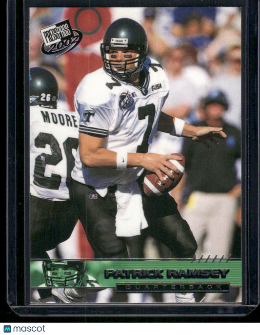 2002 Press Pass Patrick Ramsey #8 Football