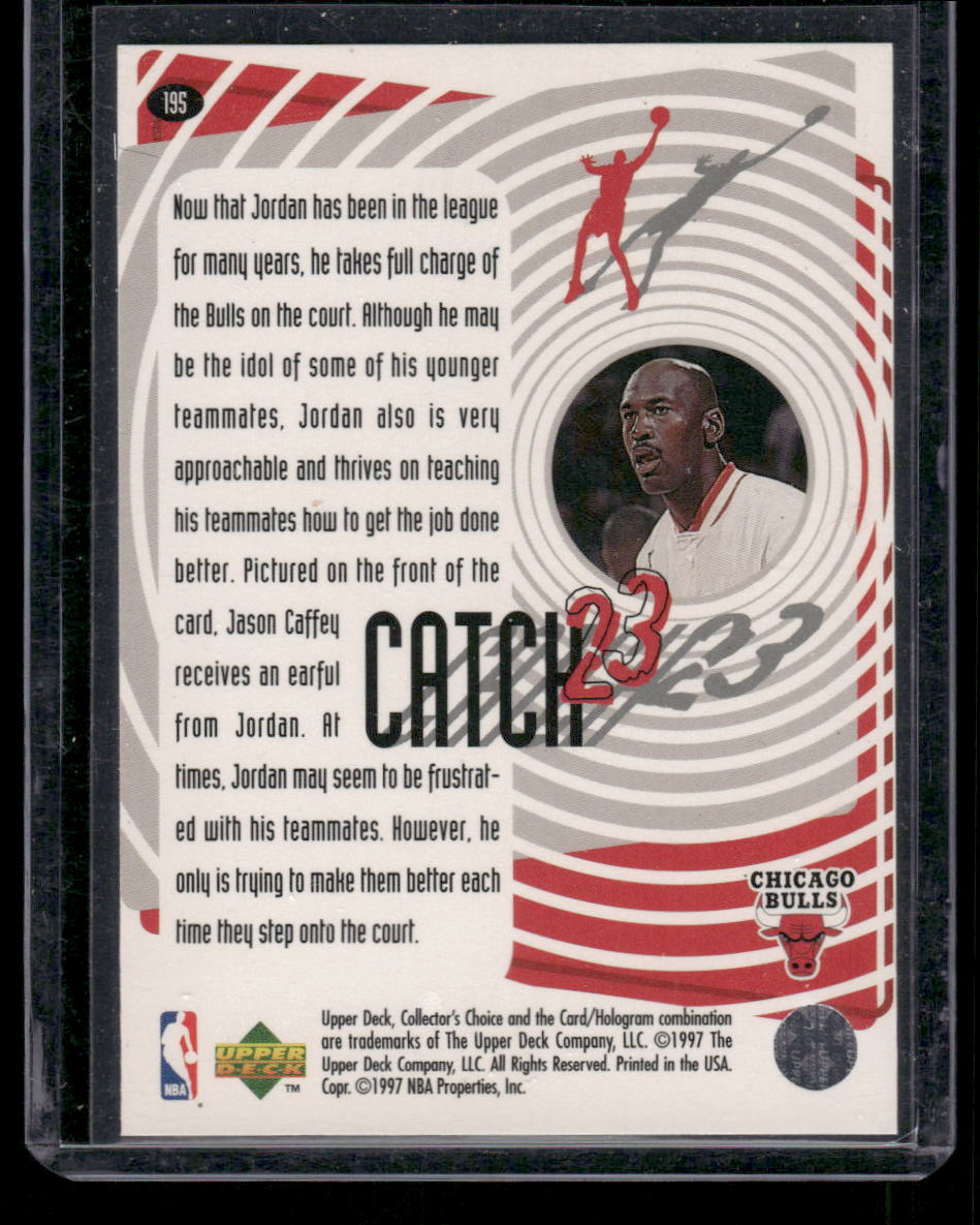 1997 Upper Deck Collector's Choice Michael Jordan #195 Basketball