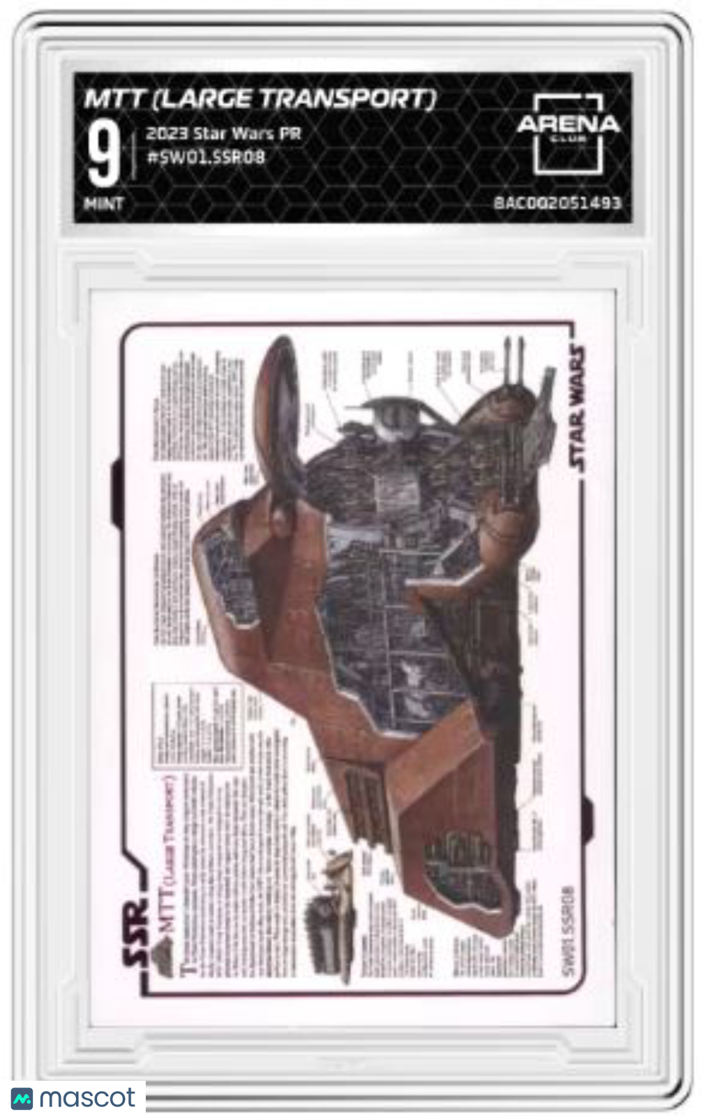 2023 Star Wars PR MTT (Large Transport) #SW01.SSR08 Arena Club 9