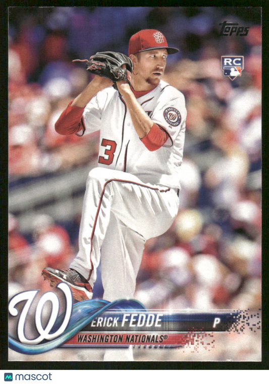 2018 Topps Erick Fedde #217 RC Baseball