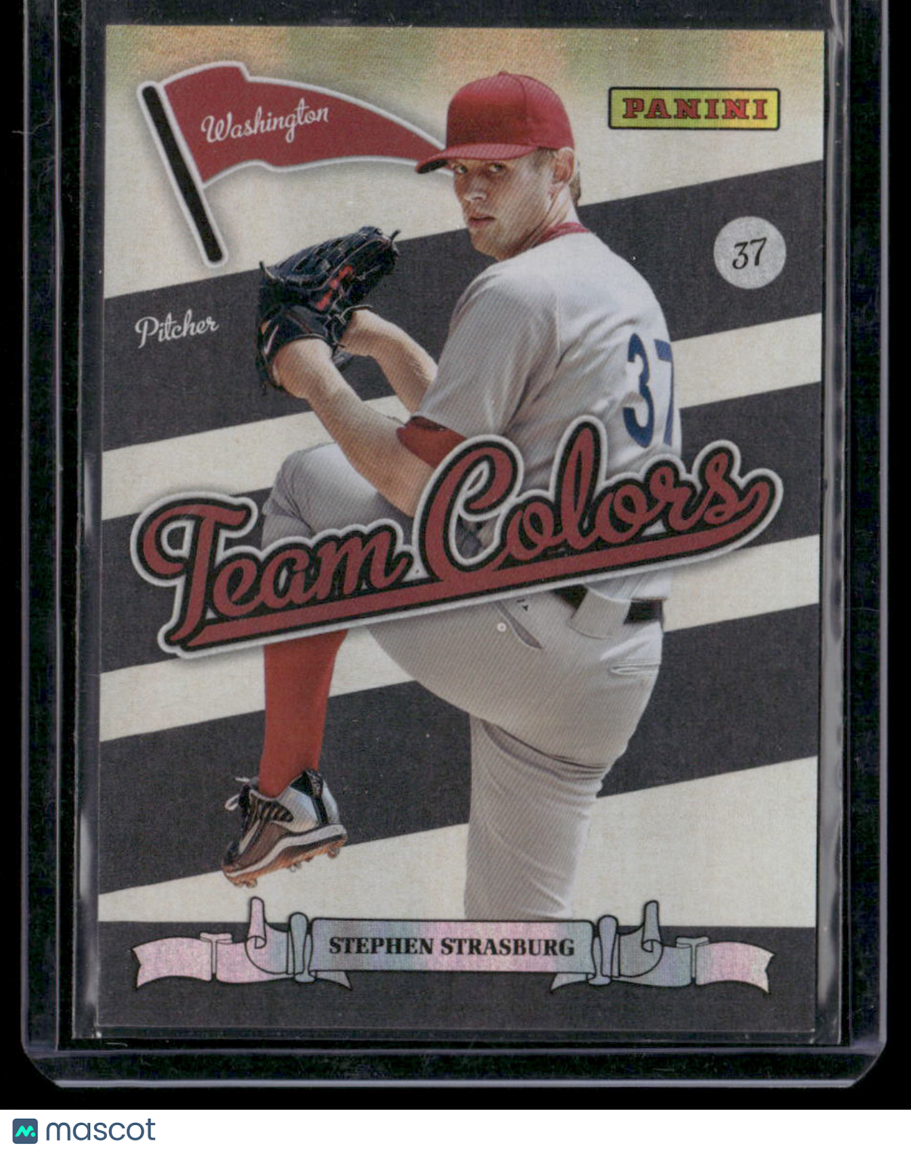 2012 Panini Stephen Strasburg #37 Team Colors Baseball