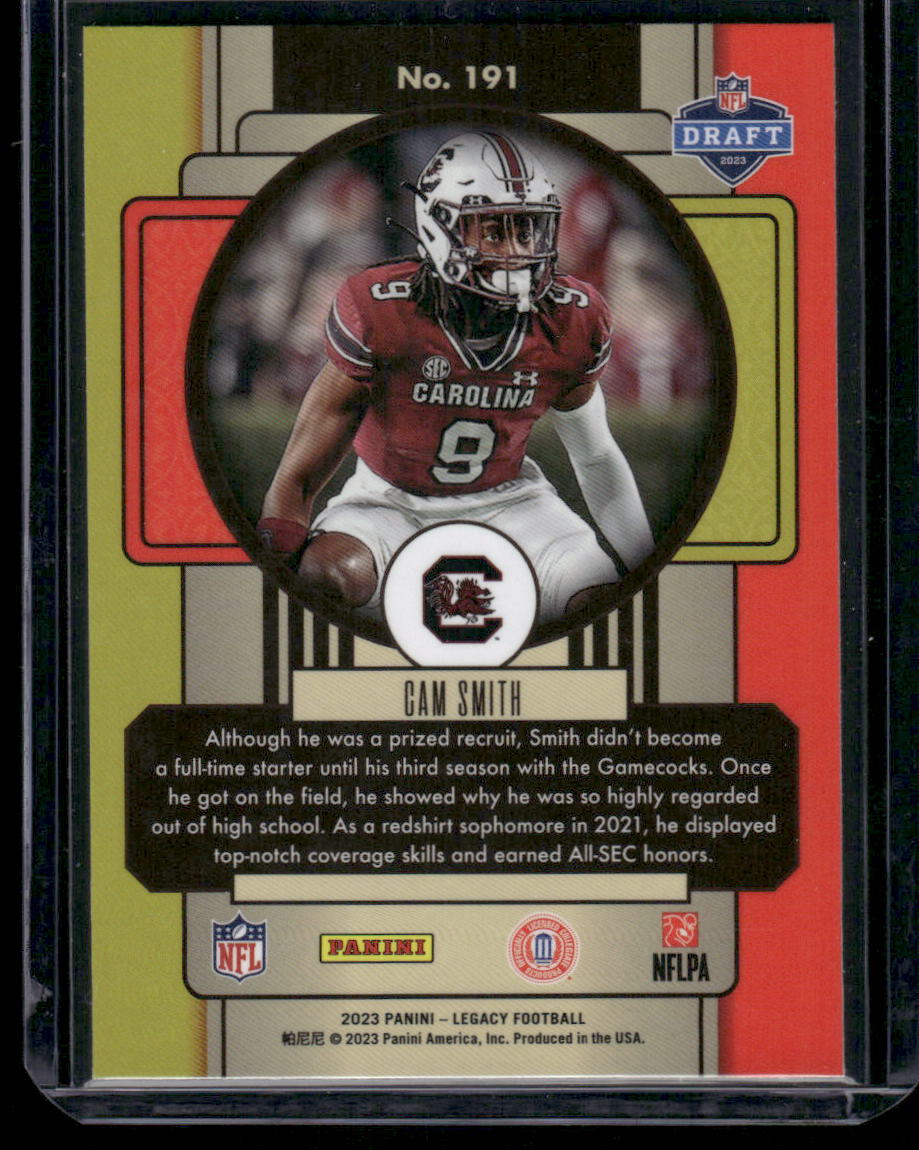 2023 Panini Legacy Cam Smith #191 RC Football