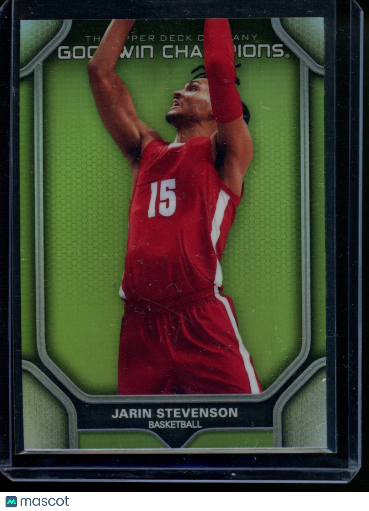 2024 Upper Deck Goodwin Champions Neon Green Jarin Stevenson #P17 Basketball