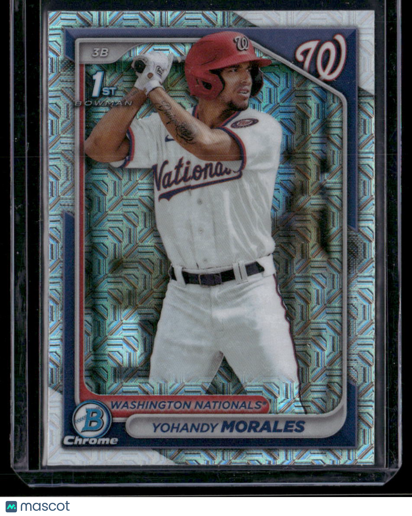 2023 Bowman Chrome Yohandy Morales #BCP-52 Mojo 1st Bowman Baseball