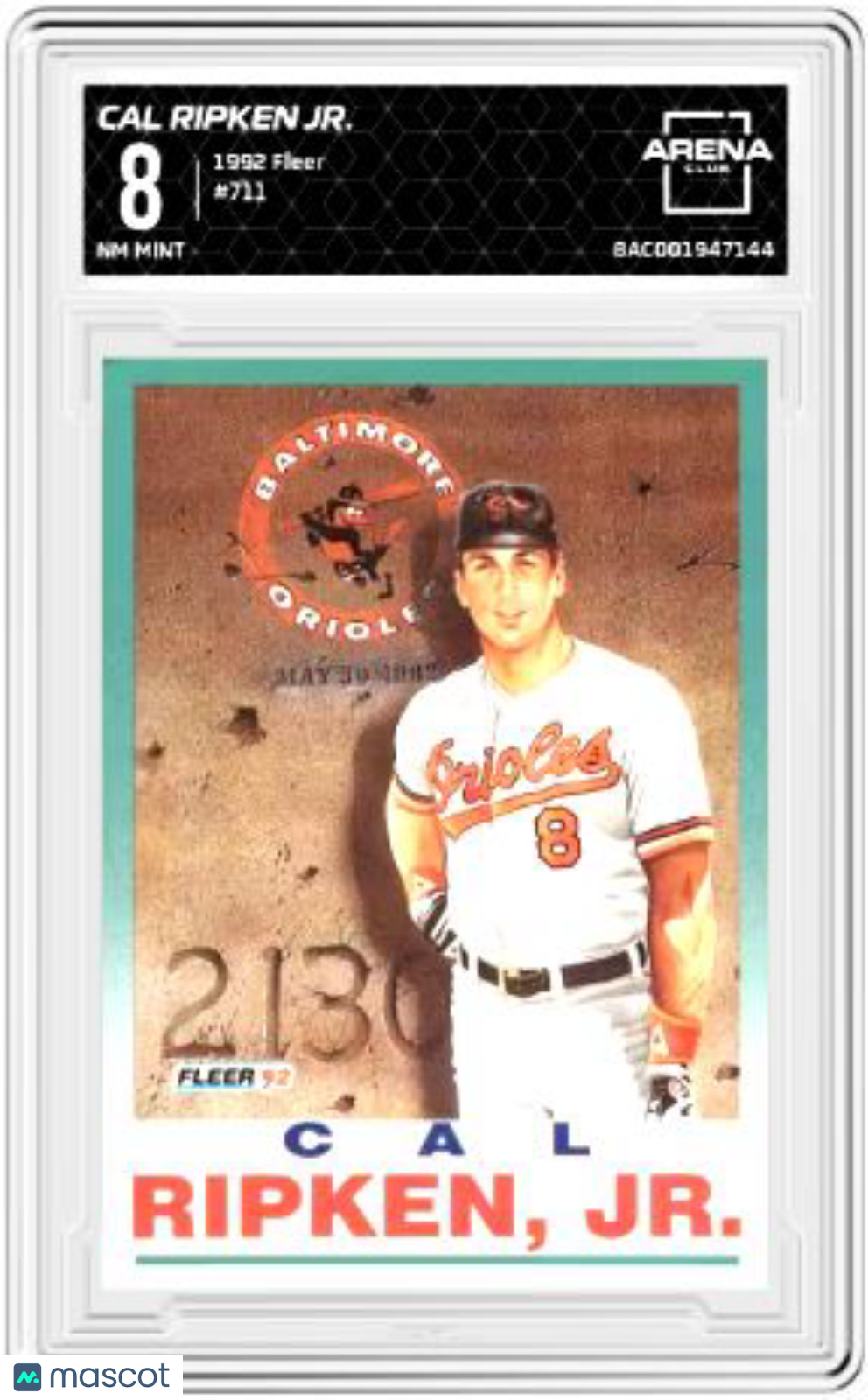 Fleer Cal Ripken, Jr. #711  Baseball AC 8