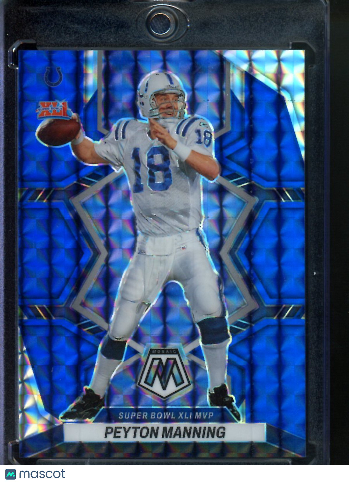 2022 Panini Mosaic Peyton Manning #298 Blue Mozaic 51/99 Football