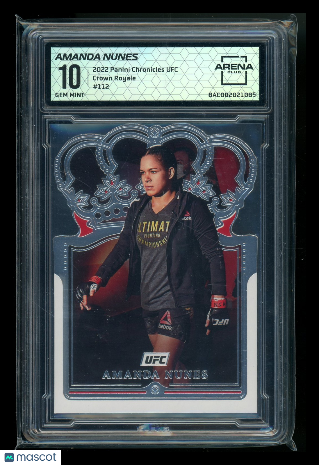 2022 Panini Chronicles Crown Royale Amanda Nunes #112 MMA Arena Club 10