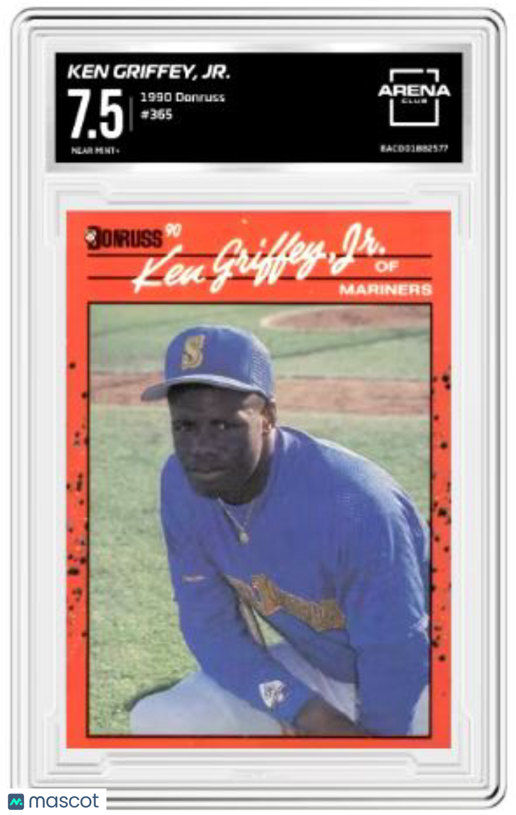 1990 Donruss Ken Griffey Jr #365 Baseball Arena Club 7.5