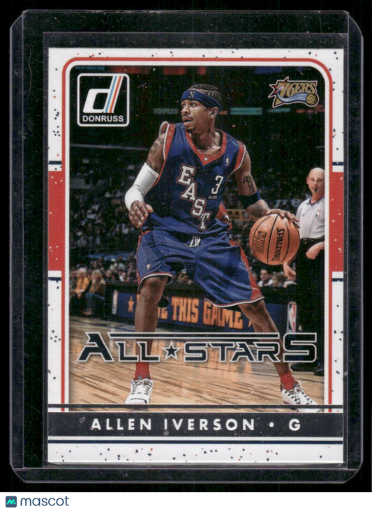 2016-17 Panini Donruss All-Stars Allen Iverson #8 Basketball