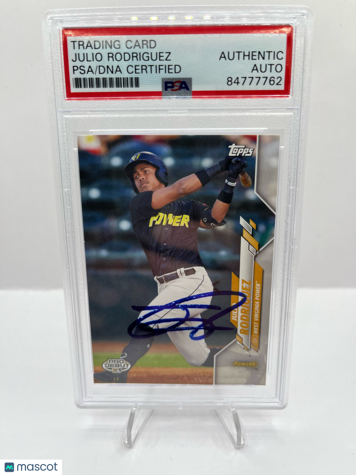 2020 Topps Pro Debut Julio Rodriguez #PD-111 Auto  Baseball PSA A