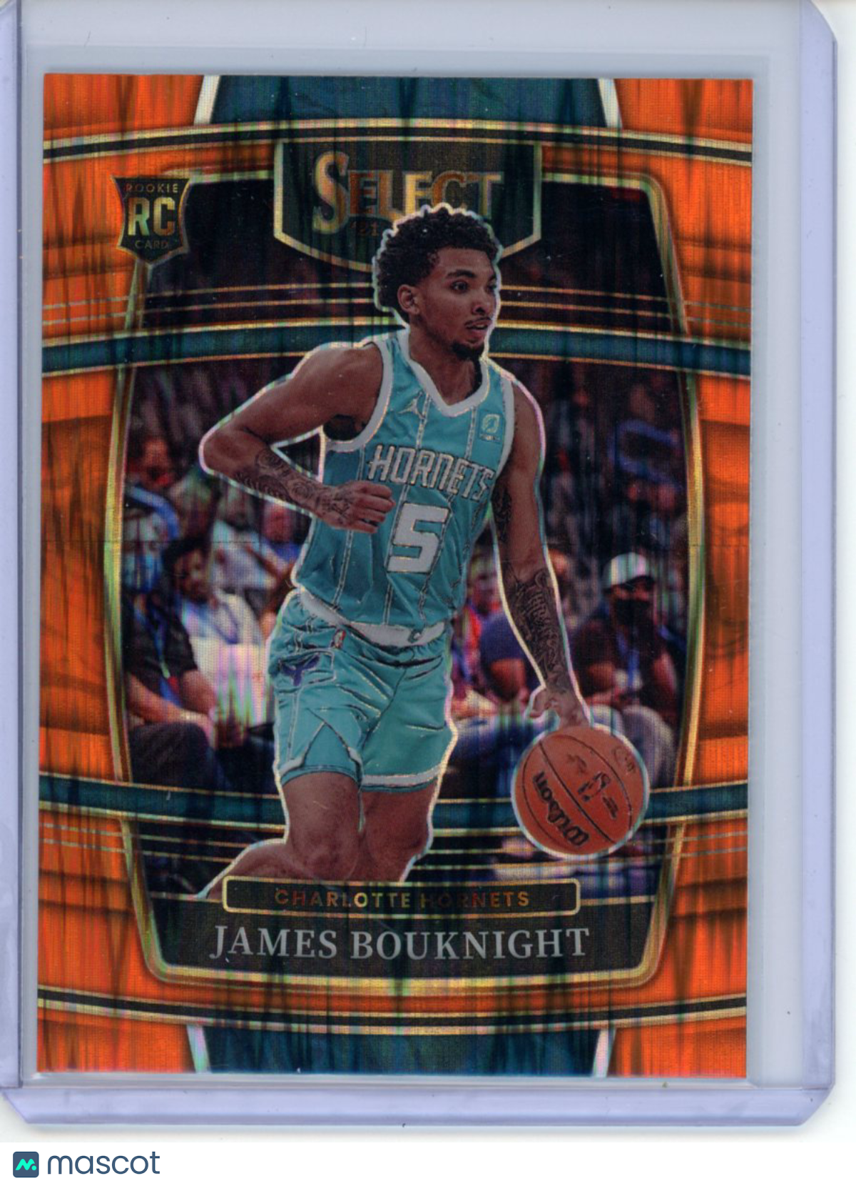 2021-22 Panini Select James Bouknight #37 Orange Flash Basketball