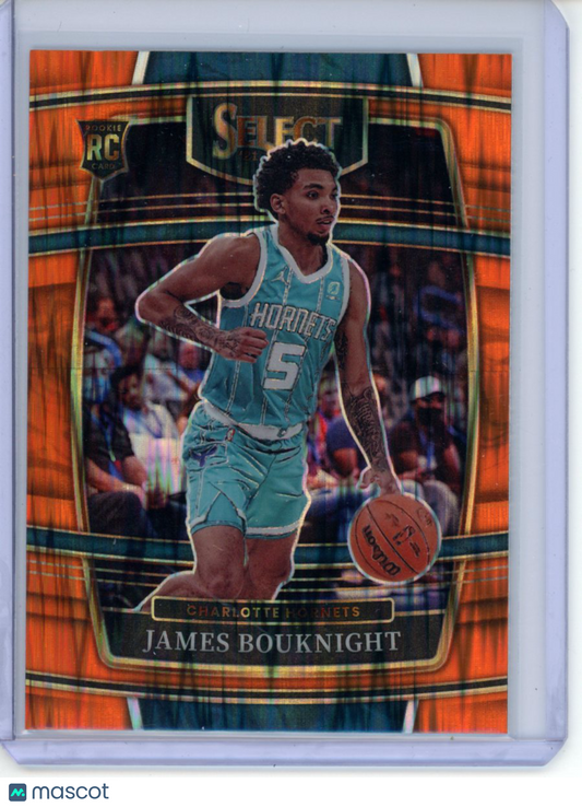 2021-22 Panini Select James Bouknight #37 Orange Flash Basketball