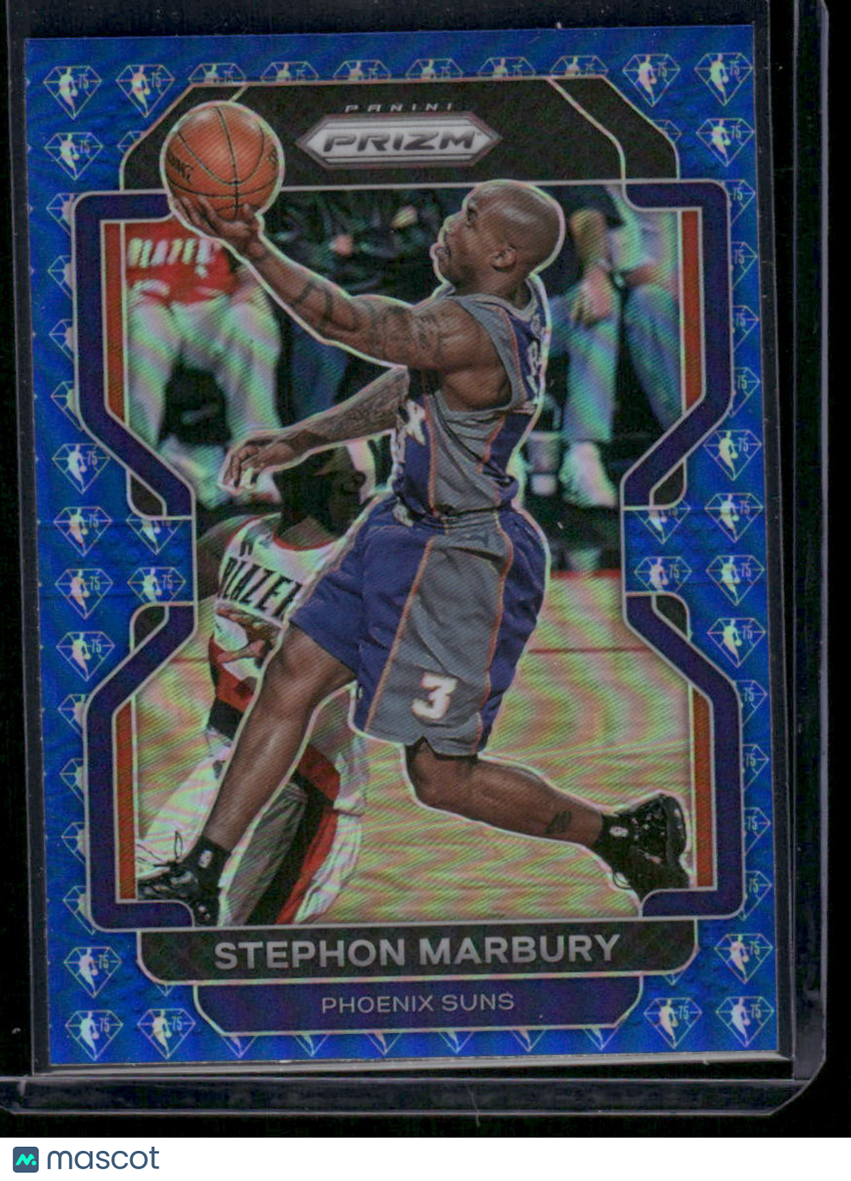 2021-22 Panini Prizm Stephon Marbury #277 75th Logo Blue Basketball