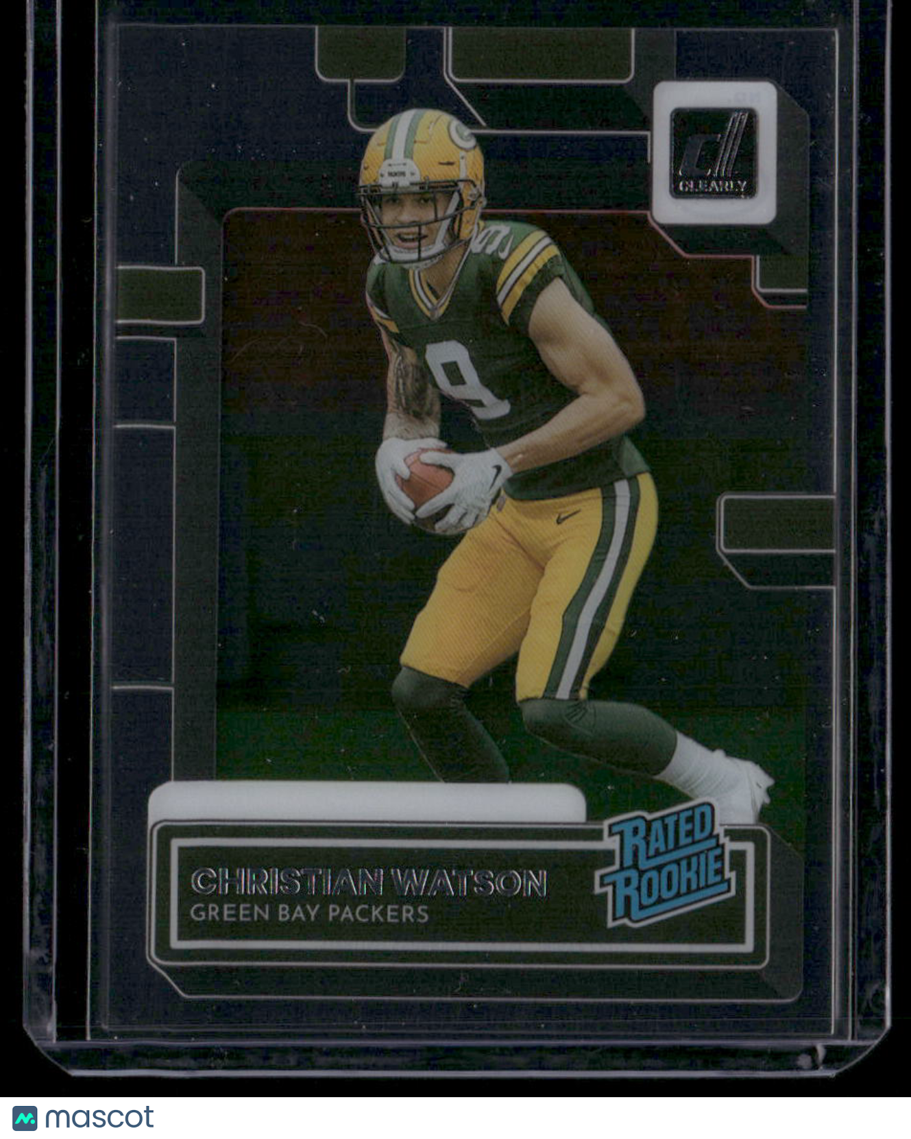 2022 Panini Clearly Donruss Football Christian Watson #69 Rated Rookie Football