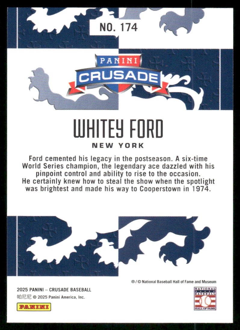 2025 Panini Crusade Baseball Whitey Ford #174 Baseball