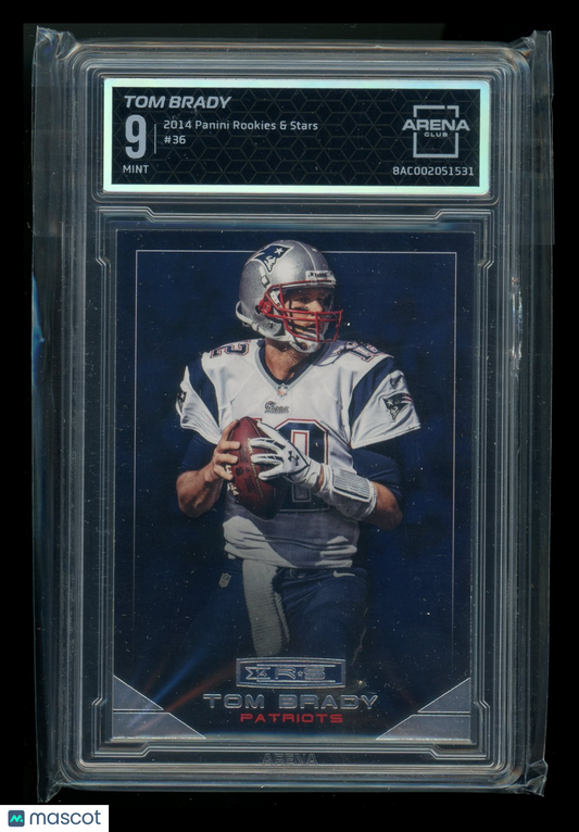 2014 Panini Rookies & Stars Tom Brady #36 Football Arena Club 9