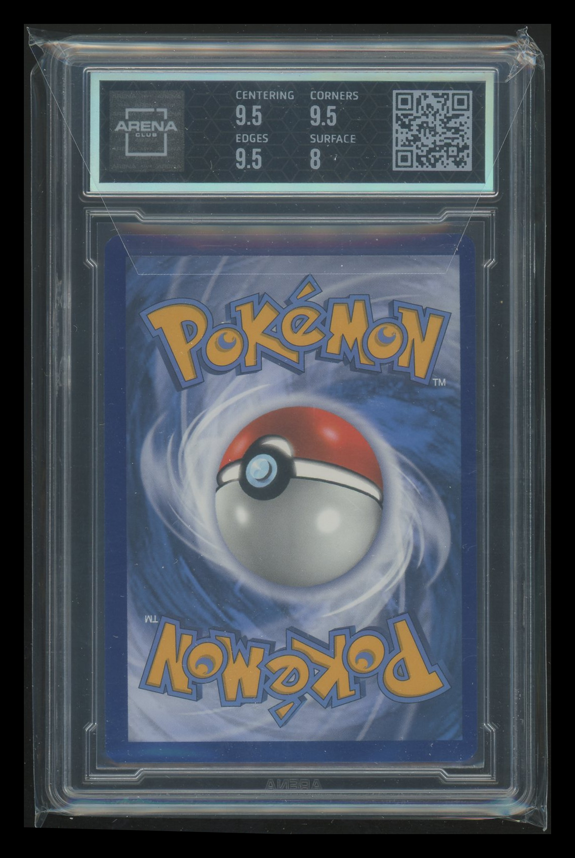 Pokemon TCG Greedent VMAX #218/264 Arena Club 8.5 2021 Pokemon Fusion Strike