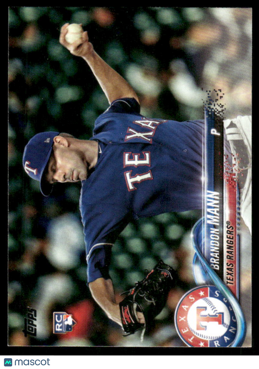 2018 Topps Update Series Brandon Mann #US208 RC Baseball