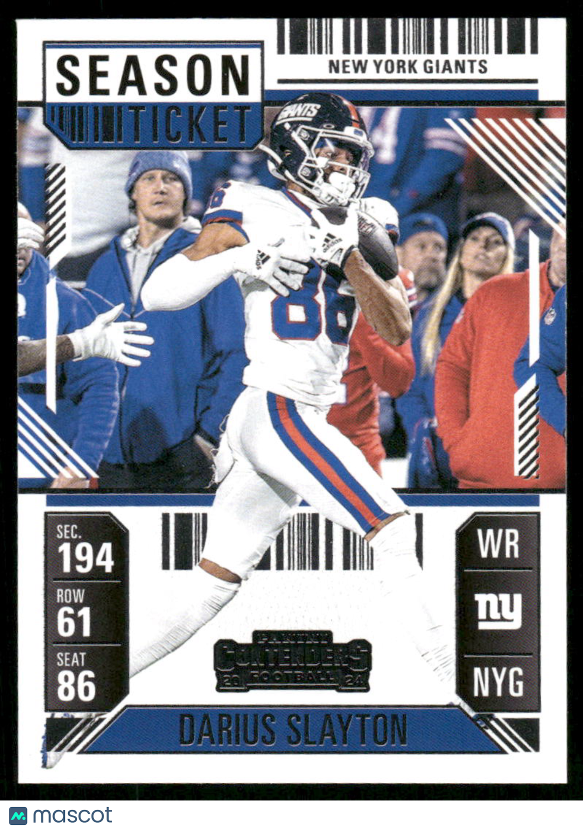 2024 Panini Contenders Football Darius Slayton #75 Football