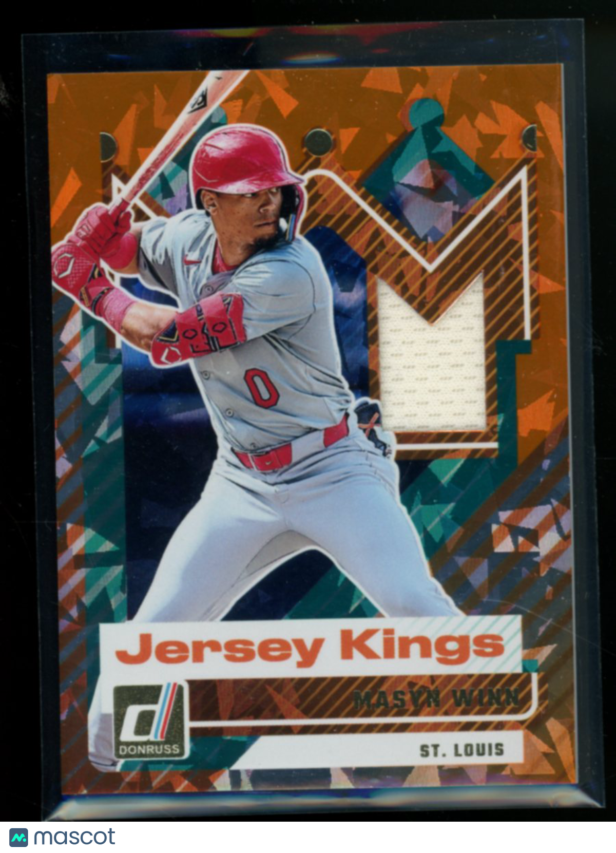 2025 Panini Donruss Jersey Kings Masyn Winn #JK-MW Orange Ice Jersey Patch