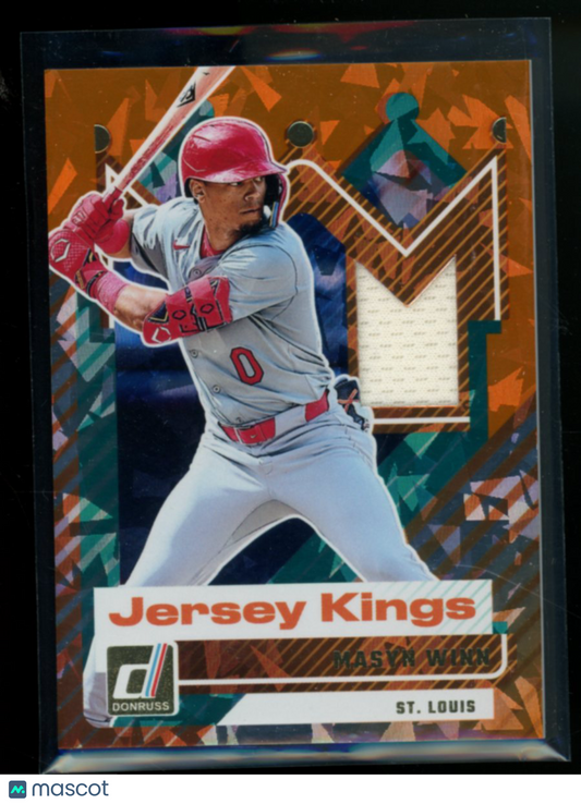 2025 Panini Donruss Jersey Kings Masyn Winn #JK-MW Orange Ice Jersey Patch