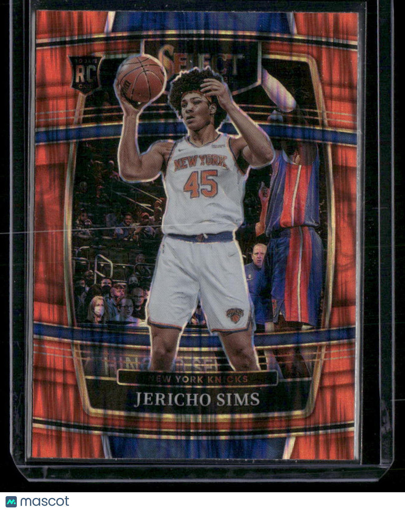 2021-22 Panini Select Jericho Sims #87 Orange Flash RC Basketball