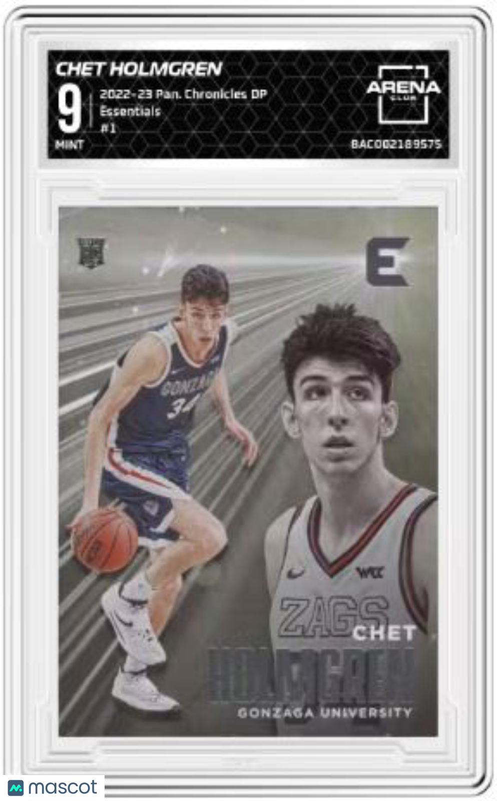 2022-23 Panini Chronicles DP Chet Holmgren #1 Essentials Arena Club 9