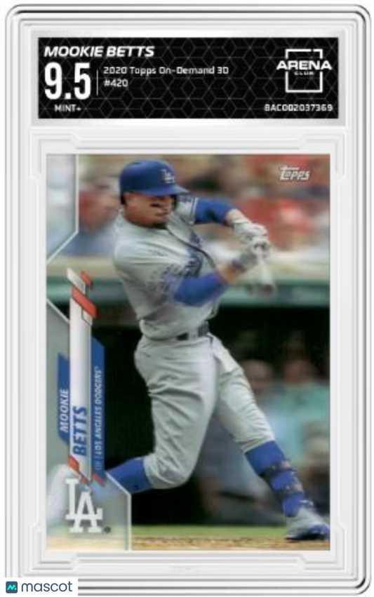 2020 Topps On-Demand 3D Mookie Betts #420 Baseball Arena Club 9.5