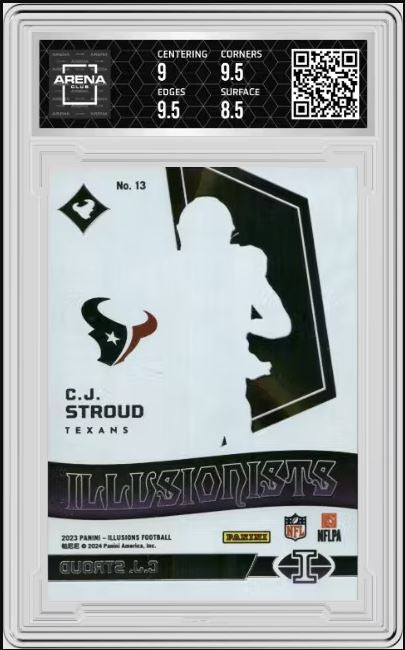 2023 Panini Illusions CJ Stroud #13 Illusionists Football AC 9