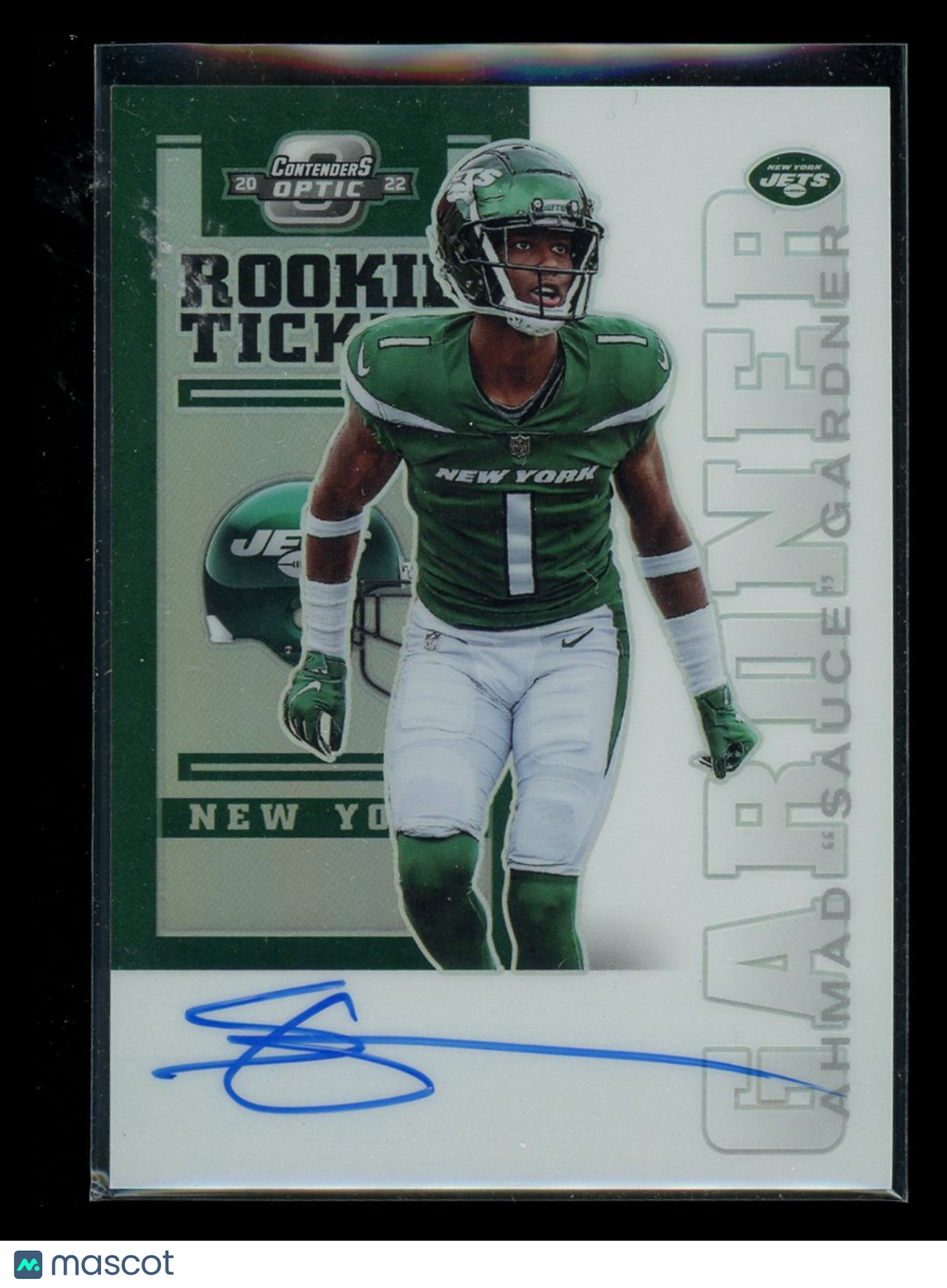2023 Panini Contenders Optic Prizm Ahmad 'Sauce' Gardner #12TR-AG Rookie Ticket