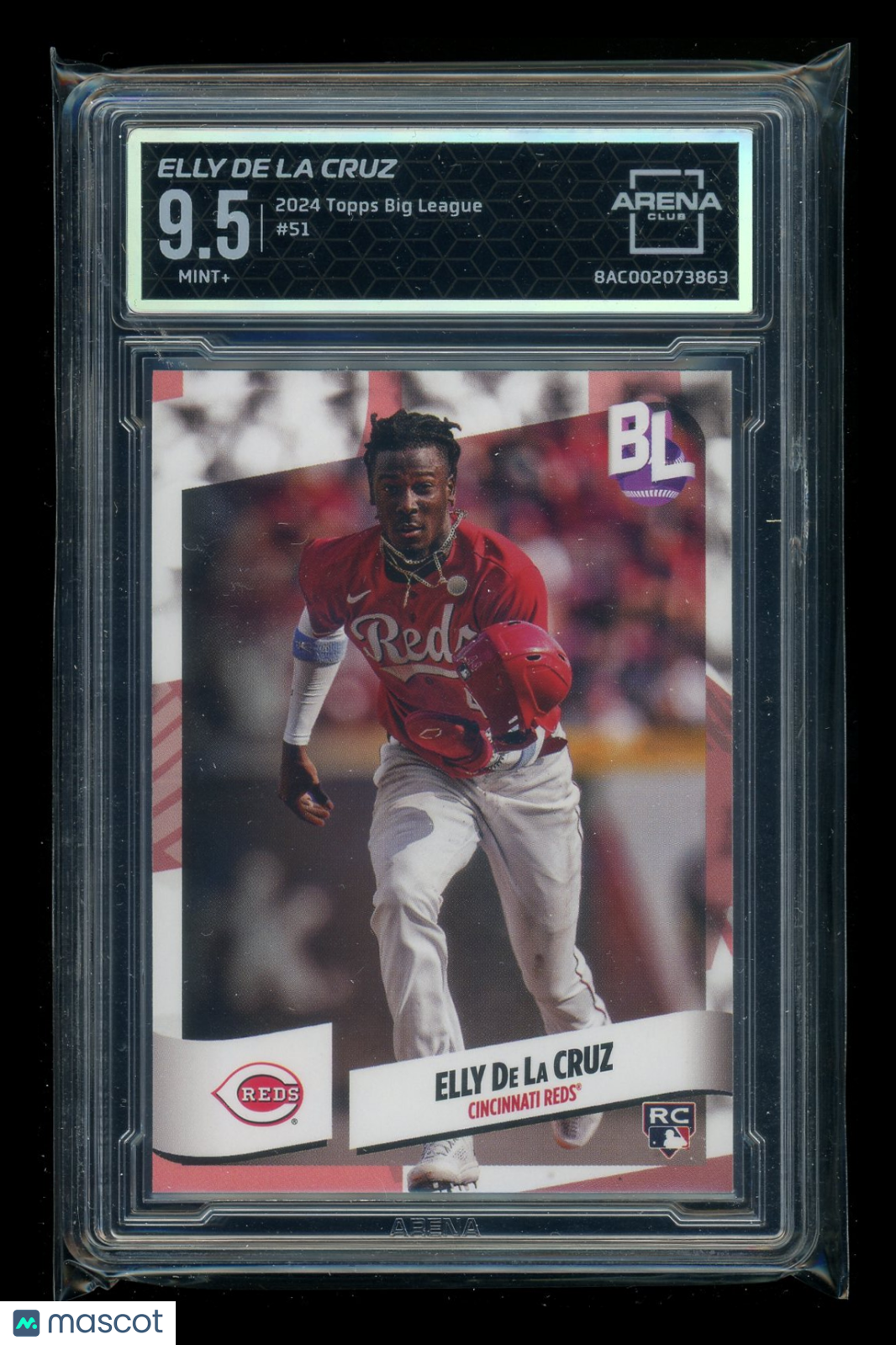2023 Topps Big League Elly De La Cruz #51 RC Baseball Arena Club 9.5