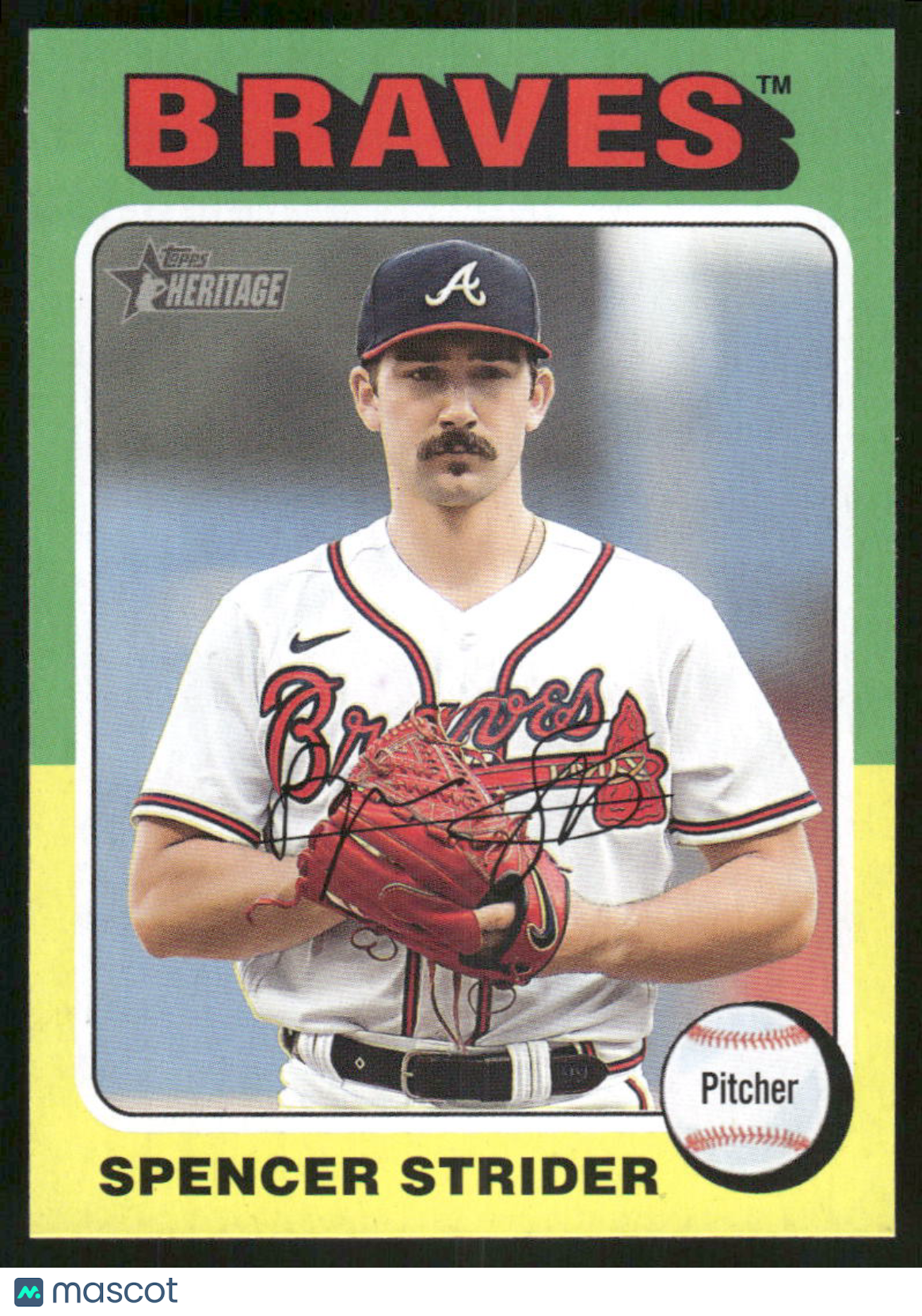 2024 Topps Heritage Spencer Strider #443 Baseball