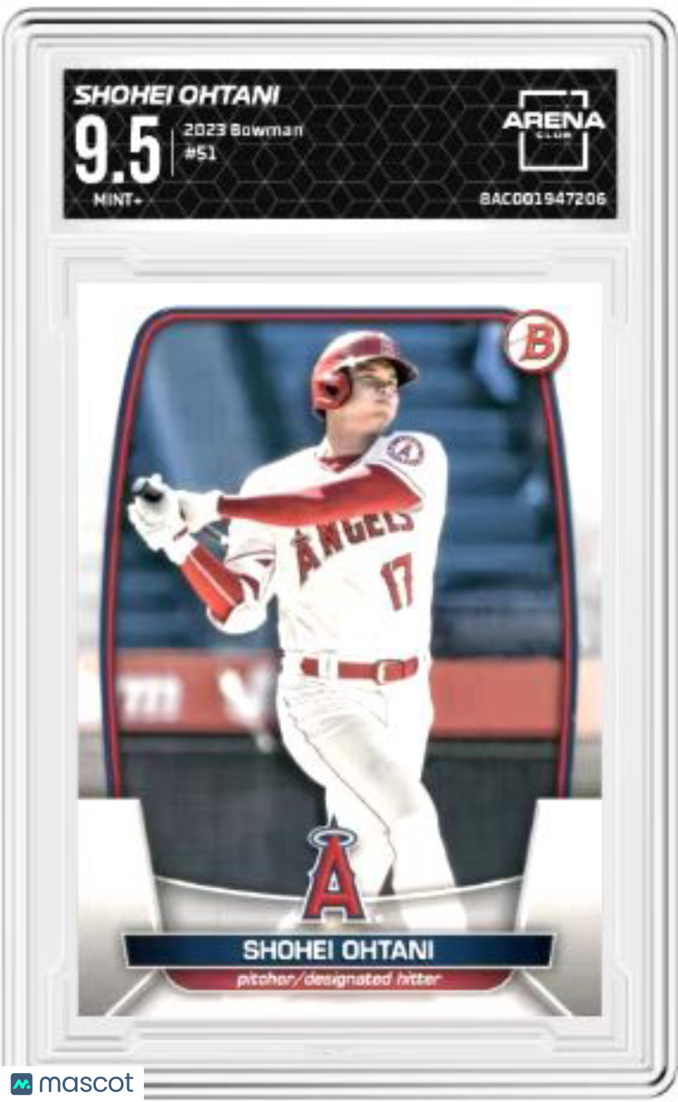 2023 Topps Bowman Shohei Ohtani #51 Baseball AC 9.5