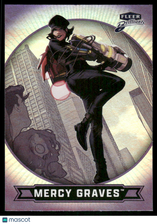 2025 Fleer Brilliants Superman Purple Mercy Graves Purple #36